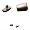 JNHGSHUAISDF Glasses nose pads Eye Glasses Nose Pads,Silicone Nose Cushions,Metal Silver Color Sunglasses Nose Pads 1 Pair view 1
