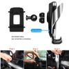 GYHZNB Car Phone Holder, Compatible with Peugeot 4008 5008 2017-2019, One Button Release Phone Mount,3-Silver view 4
