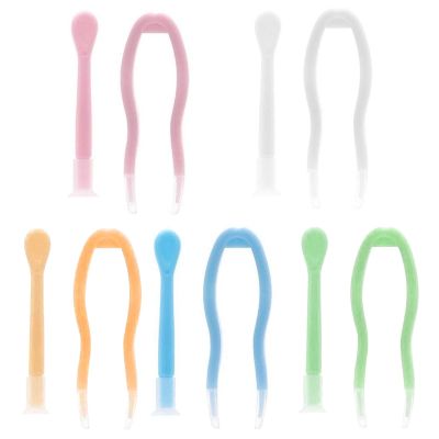 Pack of 5 Contact Lenses Insertion Aid Contact Lenses Tweezers Contact Lenses Removal Plastic Remover Contact Lenses with Suction Cup Colourful Contact Lens Tweezers