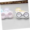 Gogogmee Dual Storage Leak-Proof Lens Box Portable Organizer Case for Contact Lens Travel and Outdoors view 2