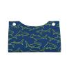 Swimming Sharks Pattern Tissue Box Cover, PVC Leather Tissue Box Holder, Stylish Tissue Box Organizer for Home, Car, Hotel, Office view 2