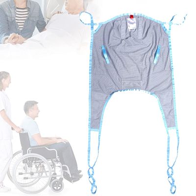 SXTYFBB Mesh Patient Lift Sling, Hoist for Lifting Elderly, Full Body Sling Patient Lift, Patients Bath Commode Lifter Divided Leg Sling for Disabled Elderly Medium