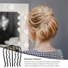 French Twist Comb - Hair Accessories, Portable Hair , 3.07 x 2.55 Inch U-shaped Fine Hair Side Combs for Women, Metal Hair Combs, French Twist Hair Tool, Fine/Thick Hair, High view 3