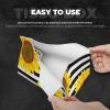 Sunflowers on Striped Tissue Box Cover Tissue Box Holder Tissue Box Dispenser for Facial Tissue, Napkins, Dryer Sheets view 3