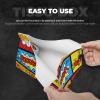 Boom Comic Words Tissue Box Cover, PVC Leather Tissue Box Holder, Stylish Tissue Box Organizer for Home, Car, Hotel, Office view 3