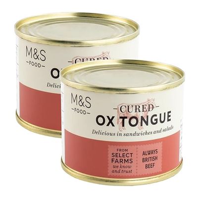 M&S Cured Ox Tongue, 184g, Serves 3 (2 Pack)