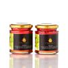 Caravella Fine Food - Tasting set x2 -Acacia Honey & Hot Chilli 250 gr - Caravella Gourmet collection -100% italian - pure flavored honey - perfect for cheese plate view 2