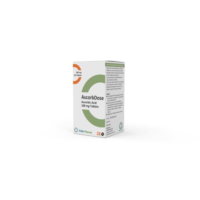 Vitamin C Ascorbic Acid 100mg Tablets, Pack of 28