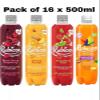 Rubicon Sparkling Spring Water Mixed Pack, 16 x 500ml Juice (Orange Mango, Strawberry Kiwi, Black cherry raspberry, Pineapple Passion) view 4