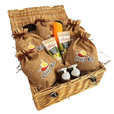 Curry Gift Set Hamper, Indian - Pack of 10 Curry Kits, Curry Gift Set, Spice Mixes (Mixed)