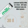 30 x Lakeland Dairies Milk In A Stick - UHT Semi Skimmed Milk Sachets - 10ml Each. Ideal for Travel, Camping, Work, Hotels, Airplanes, and Letterbox Friendly Packaging By Espresso Yourself view 2
