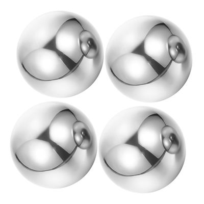 NULYLU Stainless Steel Baoding Balls 2 Pairs Solid 52mm Hand Exercise Balls for Hand Therapy Stress Relief Muscle Fitness Massage Equipment
