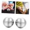 NULYLU Stainless Steel Baoding Balls 2 Pairs Solid 52mm Hand Exercise Balls for Hand Therapy Stress Relief Muscle Fitness Massage Equipment view 3