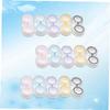 BCOATH Lense Container Lense Case Portable Leak-Proof Dual Storage Box for Contact Lenses Plastic Lens Holder Keeps Lenses Clean for Bags Or Cabinet Use view 2