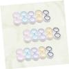 BCOATH Lense Container Lense Case Portable Leak-Proof Dual Storage Box for Contact Lenses Plastic Lens Holder Keeps Lenses Clean for Bags Or Cabinet Use view 3
