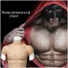 XRSMOU Silicone Muscle Suit, Artificial Fake Chest Muscle High Collar Design,for Men's Role Play Crossdressers view 4