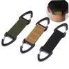 Anneome Mask Hanging Hooks and Ear Rear Buckles for Masks 3pcs Set, Anti-Slip Nylon Strap Extenders in Black Green Khaki, Backpack Buckle Compatible for Outdoor and Daily Use view 2
