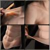 XRSMOU Silicone Fake Chest Vest, Artificial Simulation Muscle Vest,Chest Fake Chest Muscle for Masquerade Costumes view 3