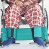 CCYENG Reusable Foot Wheelchair Safety Belt Leg Restraint Strap Cotton Adjustable Wheelchair Footrest Leg Fixing Belt Universal Size,Green view 1