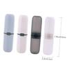 BCOATH Toothbrush and Toothpaste Case 4Pcs Portable Travel Storage Box for Business Trips with Easy Clean Design Lightweight Sturdy Plastic view 4