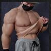 XRSMOU Realistic Silicone Muscles, Chest Muscle Suit, Half-body Male Chest Fake Muscles, Abdomen Simulation Skin,for Halloween Role Play view 4