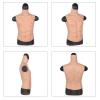 XRSMOU Silicone Muscle Chest, Realistic Male Vest, Fake Muscles for Male Chest, Simulated Skin for Abdomen, for Role Play Makeup Halloween Props view 4