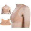 XRSMOU Silicone Muscle Suit, Realistic Silicone Fake Chest Muscle, Men's Chest Pad for Men's Role Play Masquerade Costume view 1