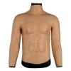XRSMOU Silicone Chest Muscle Suit, Artificial Simulation Muscle, Realistic Fake Chest Muscle Vest,for Role-playing Masquerade Costumes view 1