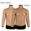 XRSMOU Silicone Chest Muscle Suit, Artificial Simulation Muscle, Realistic Fake Chest Muscle Vest,for Role-playing Masquerade Costumes view 3