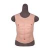 XRSMOU Fake Silicone Muscle Suit, Muscle Vest, Realistic Silicone Fake Muscle, Fake Chest Muscle Abdomen,for Men's Role Play Costumes view 1
