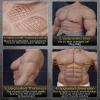 XRSMOU Men's Silicone Chest, Fake Male Muscle Suit, Male Chest Vest, Muscle Simulation Skin for Role Playing view 3