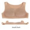 XRSMOU Fake Muscle Chest, Silicone Chest Muscle Vest,Silicone Male Chest Muscle for Men's Role-playing Masquerade Costumes view 2