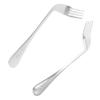 Healvian 2pcs Curved Forks for Disabled Adults Easy Use Angled Forks as Food Feeding Aids for Elderly Patients Practical Tableware view 1