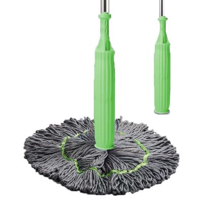 2pack Floor Dehydrated Mops,Self-Wring Mop,2 In 1 Twist Mop for Floor Cleaning,360 Round Flat Mop,Wet Dry Dust Mops Cleaning Accessories for Room, Kitchen & Bathroom