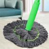 2pack Floor Dehydrated Mops,Self-Wring Mop,2 In 1 Twist Mop for Floor Cleaning,360 Round Flat Mop,Wet Dry Dust Mops Cleaning Accessories for Room, Kitchen & Bathroom view 3