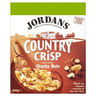 3 x Crisp with Crunchy Chunky Nuts 400g Delicious Tasty And Twisty