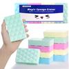 2X Density Magic Sponges Multi-Functional Household Cleaning Kitchen Dish Sponge for Bathroom,Shoes,Floor,Bathtub,Sink,Furniture, Wall Cleaner (Colorful 12 Count(Pack of 1)) view 1