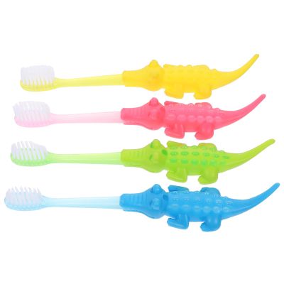 SEWOART 8pcs Cartoon Boy Girl Toothbrushes Supple Bristle for Boys and Girls Oral Care for Home Use