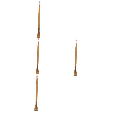 Healvian 4pcs Wooden Back Scratchers Handheld Body Scratching Back Scraper for Home Shoulder Relief Unisex Design for Men and Women