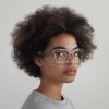 LONDON MOLE Vegas reading glasses | Cool oversized square/rectangular/trapezoidal shaped readers | Mens Womens Unisex | Spring hinges view 2