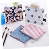 BCOATH 5pcs Sanitary Towel Pouches for Girls Fashion Tampon Pouches Zipper Bag for Outdoor view 2