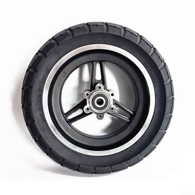 10 Inch Scooter Tyre, 10X2.70-6.5 Solid Rubber Tire 70/65-6.5 Whole Wheel W/Disc For Electric Scooter, Puncture Proof Electric Scooter Tyres(Tires)