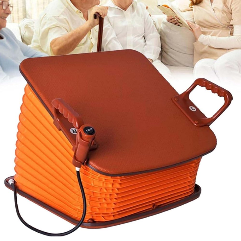Hydravex Electric Seat Assist Lifting Cushion Chair, Portable Assistance for Getting In and Out of Chairs, Mobility Aid for Elderly, Support up to 100 kg, for Muscle Disease Knees Weak Elderly