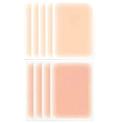 8Pcs Tattoo Cover Up Tattoo Cover Up Tape, Waterproof Invisible Ultra Thin Tattoo Cover Up Patch, 3.5x5.9" Cuttable Tattoo Makeup Cover Up for Tattoo Scar and Birthmarks, Style 1