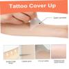 8Pcs Tattoo Cover Up Tattoo Cover Up Tape, Waterproof Invisible Ultra Thin Tattoo Cover Up Patch, 3.5x5.9" Cuttable Tattoo Makeup Cover Up for Tattoo Scar and Birthmarks, Style 1 view 3