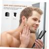 WOONEKY 4pcs Professional Beard Grooming Kit Brush Pen Comb Scissors Pencil Filler Compact Portable view 2