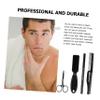 WOONEKY 4pcs Professional Beard Grooming Kit Brush Pen Comb Scissors Pencil Filler Compact Portable view 4