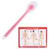 KOMBIUDA Silicone Pat Massage Tool 38cm Extended Red Body Beating Stick with Meridian Acupoint Chart for Full-Body Therapy and Relaxation view 1