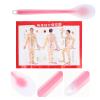 KOMBIUDA Silicone Pat Massage Tool 38cm Extended Red Body Beating Stick with Meridian Acupoint Chart for Full-Body Therapy and Relaxation view 3