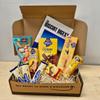 International Biscuit Gift Set with 7 packs of popular biscuits. Includes A4 glossy magazine and puzzles. Gift hamper for all occasions (Czech Republic) view 1